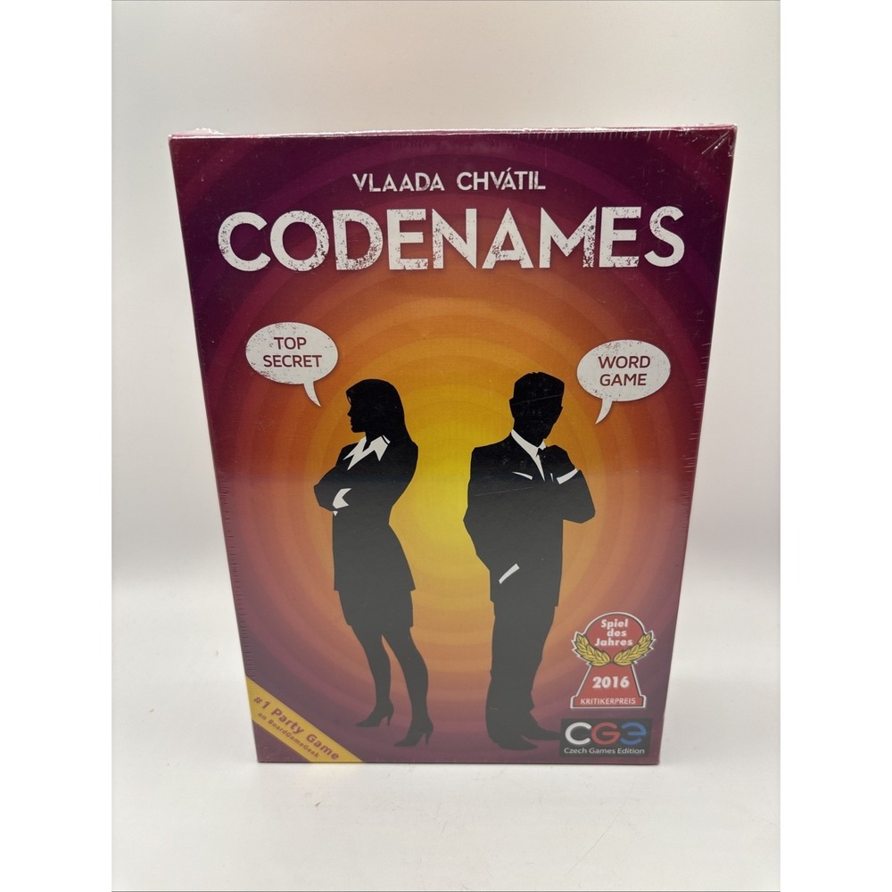 Codenames Board Game Party Word Game New Sealed CGE Czech Edition